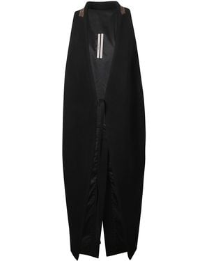 Rick Owens Sleeveless Cyclops Coat - Black