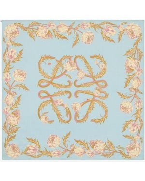 Loewe Silk Foulard - Blue