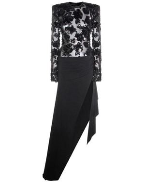 Nissa Evening Dress - Black