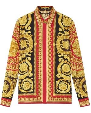 Versace Pure Silk Shirt - Multicolor