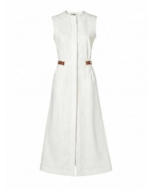 Fendi 'New Linen' Dress - White