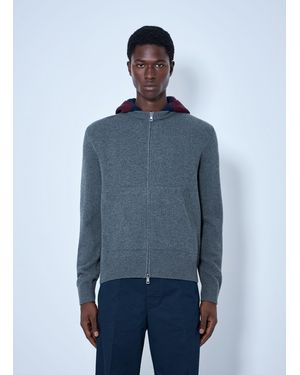 Moncler Zip-Up Hoodie - Blue