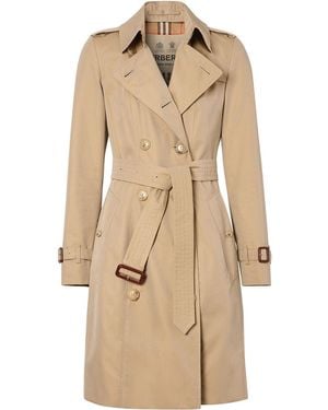 Burberry "Chelsea" Classic Trench Coat - Natural