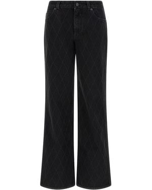 Balmain Diamond-shaped Jeans - Black