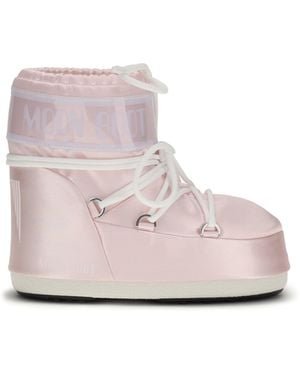 Moon Boot Icon Low Pearly Ankle Boots - Pink