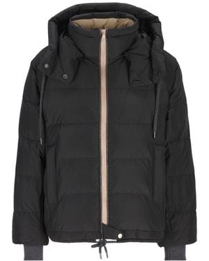 Brunello Cucinelli Hooded Down Jacket - Black