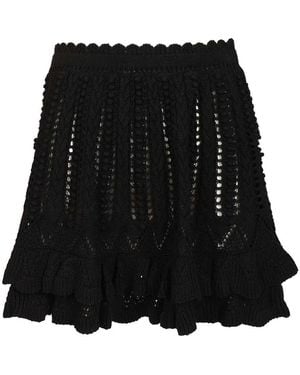Isabel Marant Marant Etoile "Nelle" Mini Skirt - Black