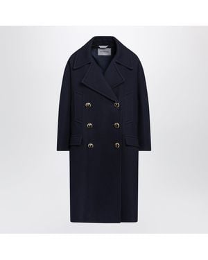 Balenciaga Wool Coat - Blue