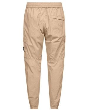 Stone Island Neutrals Pants - Natural