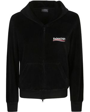 Balenciaga Cotton Sweatshirt - Black