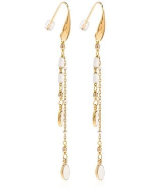 Isabel Marant Casablanca Pendant Earrings With Tassels - White