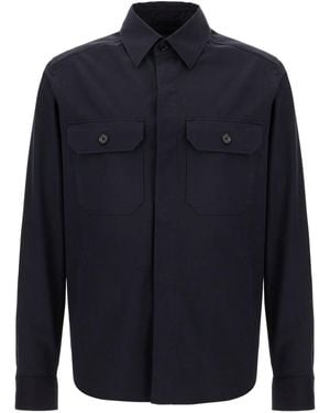 ZEGNA Clothing Jackets - Blue