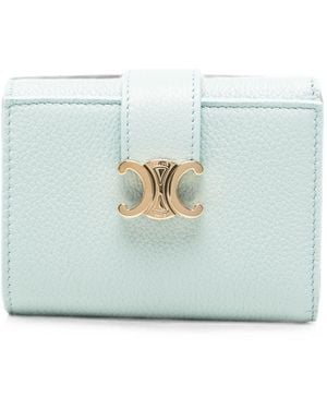 Celine Nino Leather Wallet - Blue