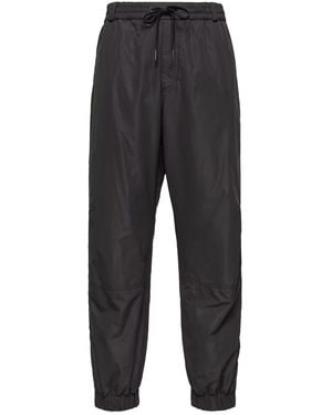 Moncler "Grenoble" Sweatpants Con Vita Elasticizzata - Gray