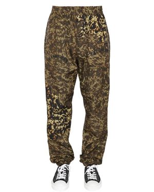 Givenchy 4G Print Relaxed Fit Pants - Green