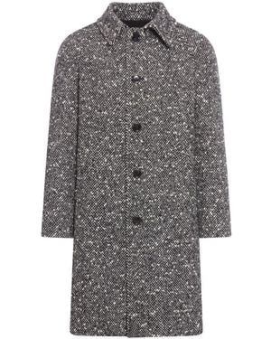 Celine Camden Wool Coat - Gray
