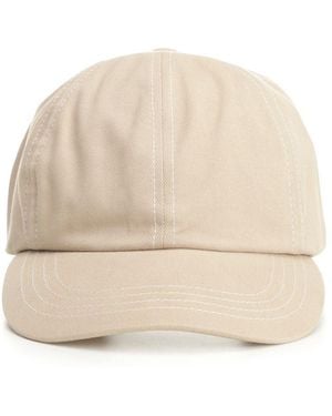 Ami Paris Ami Cotton Baseball Cap - Natural