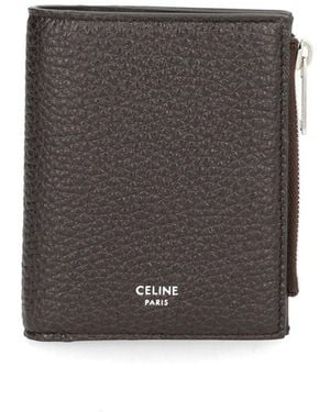 Celine Compact Wallet - Gray