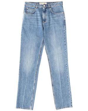 Marni Straight-Leg Denim Jeans - Blue
