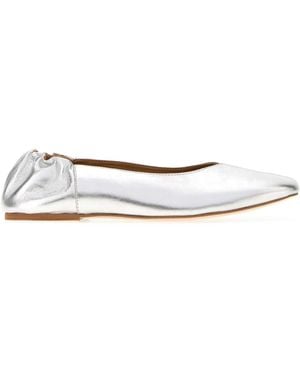 A.P.C. Solid Juliet Ballet Flats - White