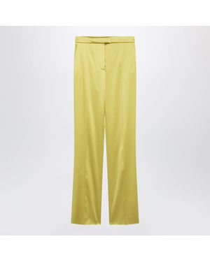 Valentino Avocado-Colored Pants - Yellow