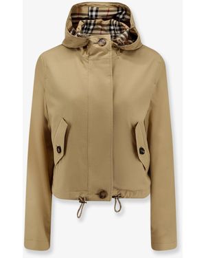 Burberry Cotton Jacket - Natural