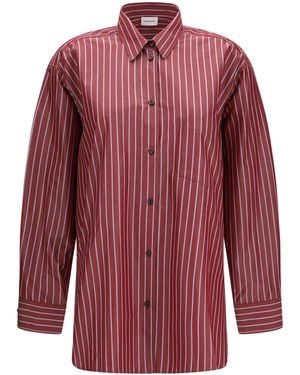 ANDAMANE New Georgiana Oversized Shirt - Red