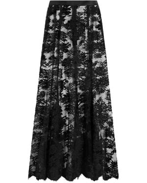 Dolce & Gabbana Dolce & Gabbana Chantilly Lace Skirt - Black
