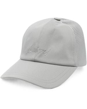 Brioni Embroidered Logo Baseball Cap - Gray