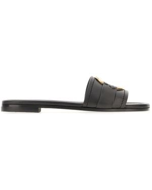 Moncler Shoes Slippers - Black