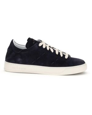 Kiton Lace-Up Sneakers - White