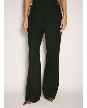 Prada Wool Gabardine Pants - Black