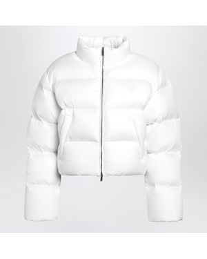 Gucci Cropped Padded Zip-Up Down Jacket - White