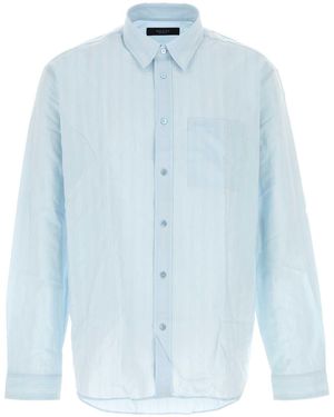 Gucci Light Cupro Blend Shirt - Blue