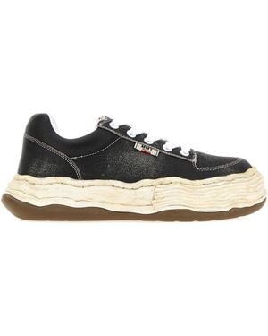 Maison Mihara Yasuhiro Leather Oliver Sneakers - Black