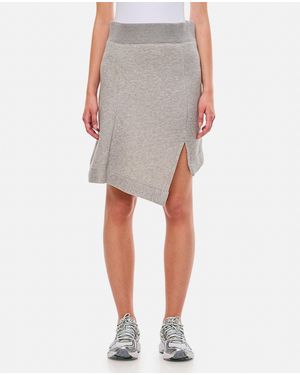 Sacai Sponge Sweat Skirt - Gray