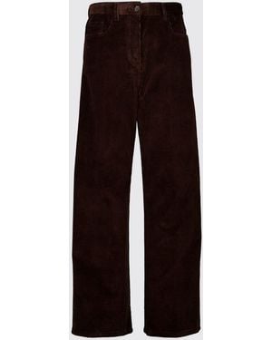 Miu Miu Pants Cocoa - Brown