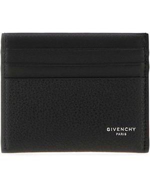 Givenchy Leather Card Holder - Black