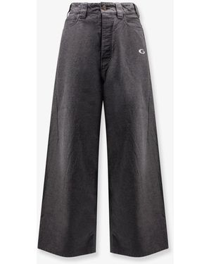 Balenciaga Trompe L'Oeil Denim Pants - Gray