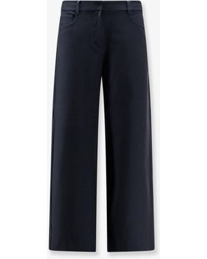 Max Mara Smmgela Cotton Blend Pants - Blue