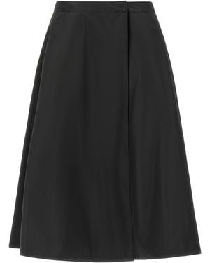 Moncler Padded Taffeta Skirt - Black
