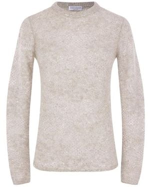 Brunello Cucinelli Neutrals Knitwear - Natural