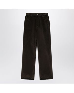 Loewe Cotton Corduroy Pants - Black