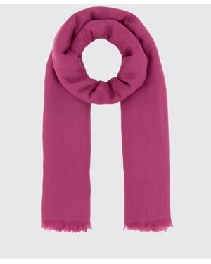 Max Mara Cotton Blend Scarf - Pink