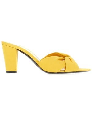Saint Laurent Shoes Mules - Yellow