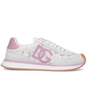 Dolce & Gabbana "Cushion" Sneakers - Pink