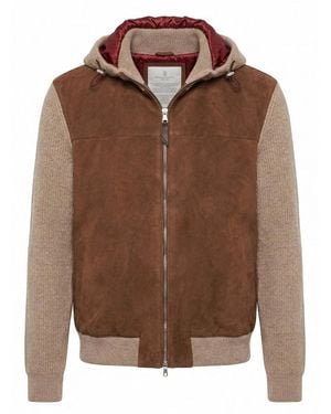 Brunello Cucinelli Bomber - Brown