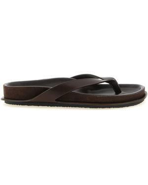 Jacquemus 'Les Tatanes' Sandals - Black
