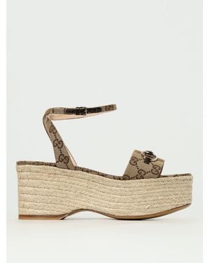 Gucci Heeled Sandals - Natural