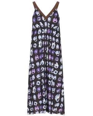 Prada V-Neck Dress - White